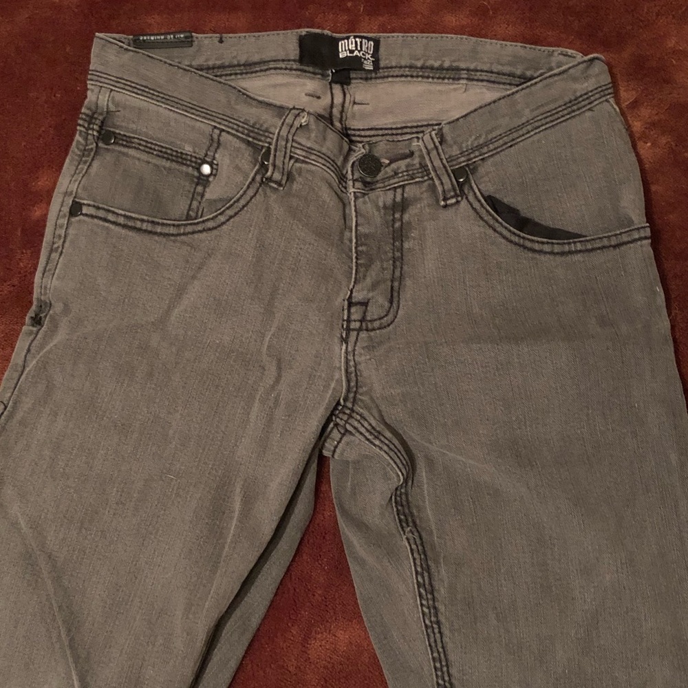 Gray Skinny jeans